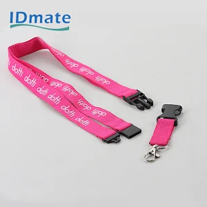 neck lanyard with silk screen printing logo