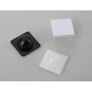 adhesive plastic display unit castor feet-2