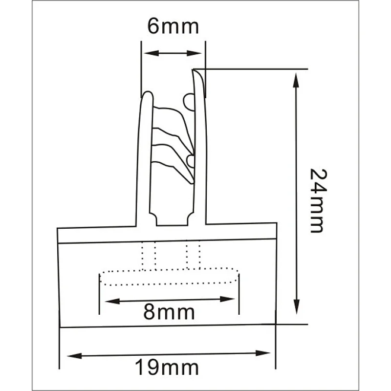 PVC sign holder