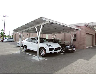 Double Pile Carport Solar Mounting System