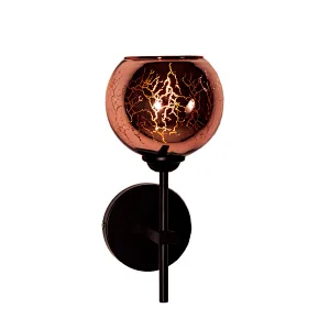APLIQUE AMBERINO//PARED VIDRIO VINTAGE