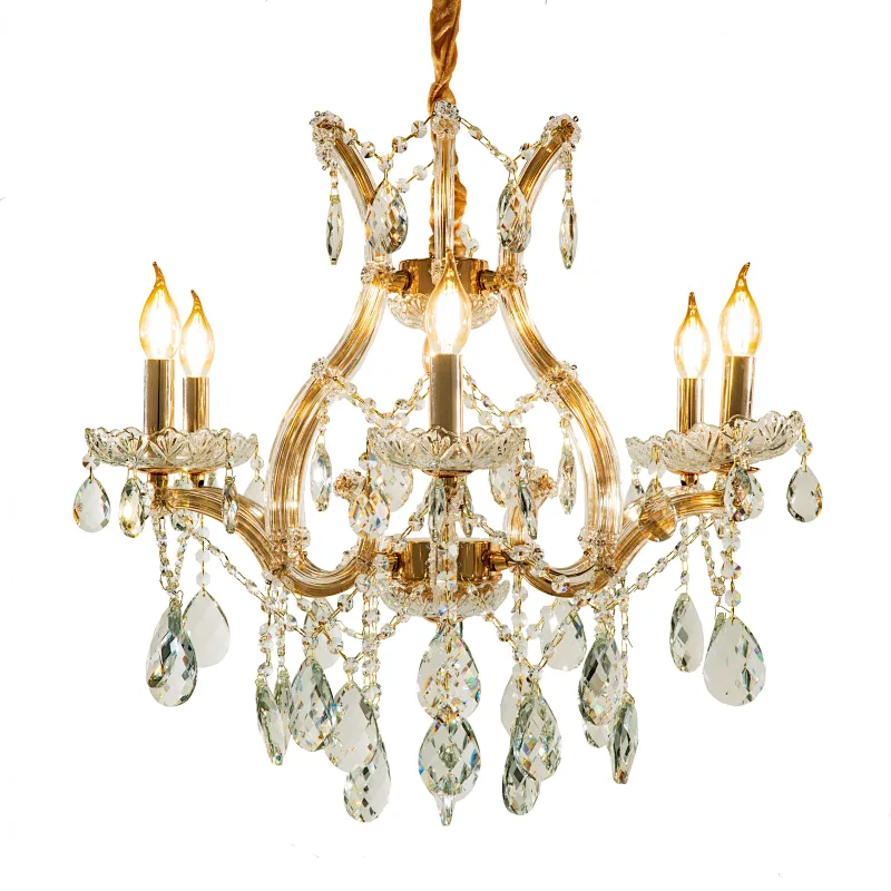 LÁMPARA DE TECHO CHANDELIER EVA II // COLGANTE CRISTAL