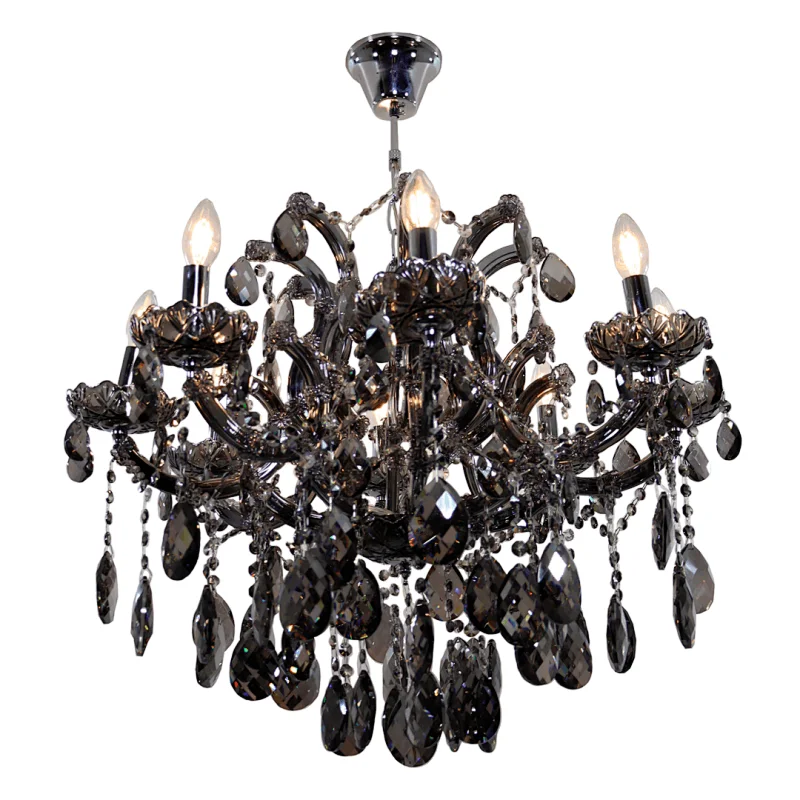 LÁMPARA DE TECHO CHANDELIER EVA// Cristal colgante techo LED