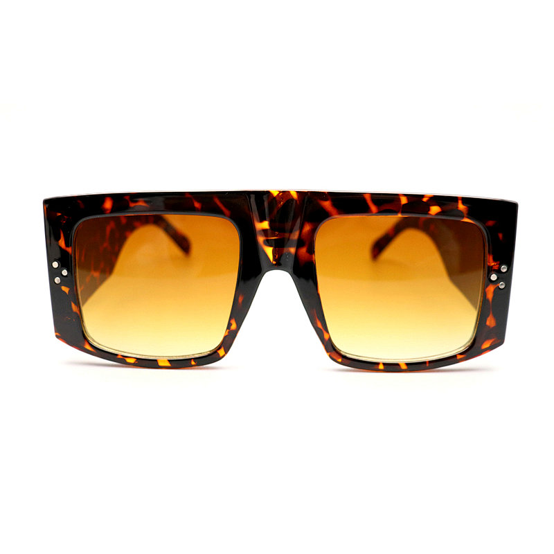 DTX9036 Oversize square shape aviatortop flat thick fashion sunglasses