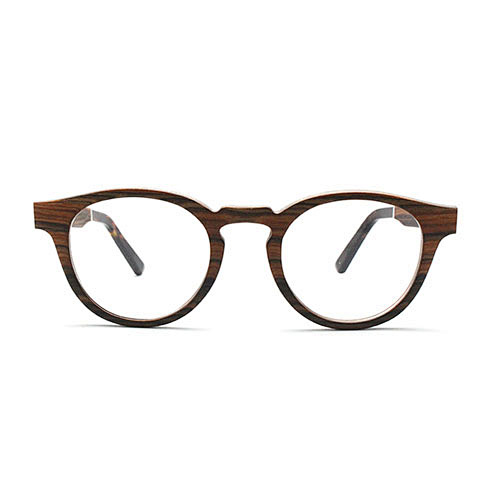 Bamboo high quality eyewear round unisex optical frames