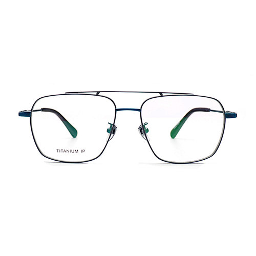 DTYST047 Titanium double bridge fashion frame glasses