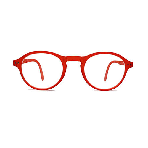 Round PC foilding reading glasses