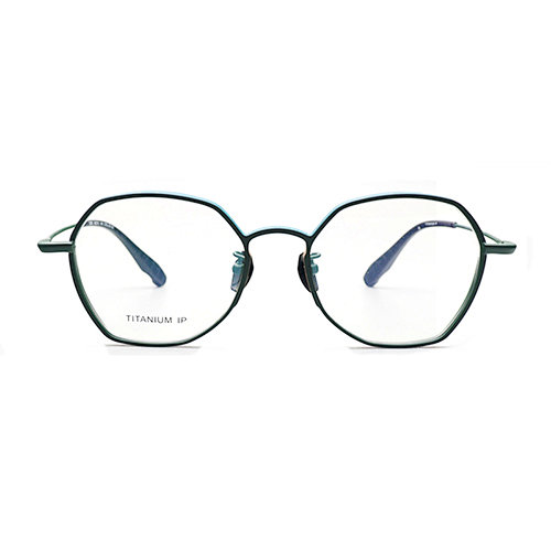 DTYST065 Pure titanium double color fashion frame glasses