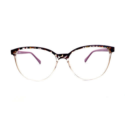 Demi to transparent cat eye PC optical eyeglasses frame