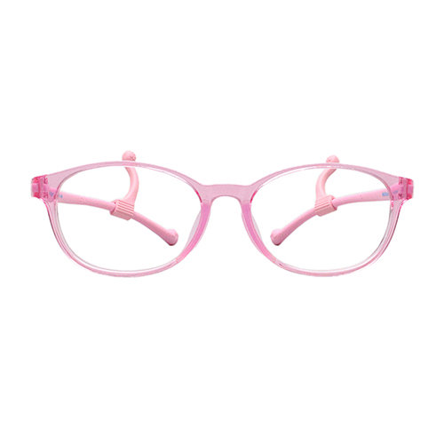 Classic oval children eyeglasses frame double injection kids eyewear