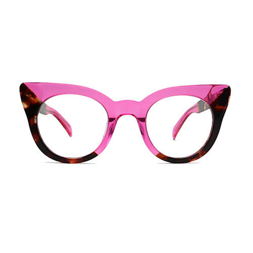 Cat eye acetate optical frame women liminated eyeglasses frames