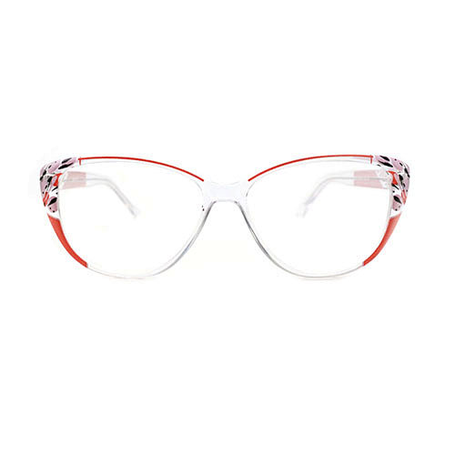 Plastic cheap women optical frame cat eye eyeglasses frame