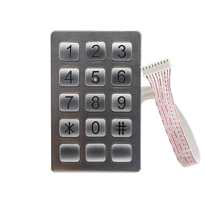 Outdoor Telephone Keypad With Big Buttons
