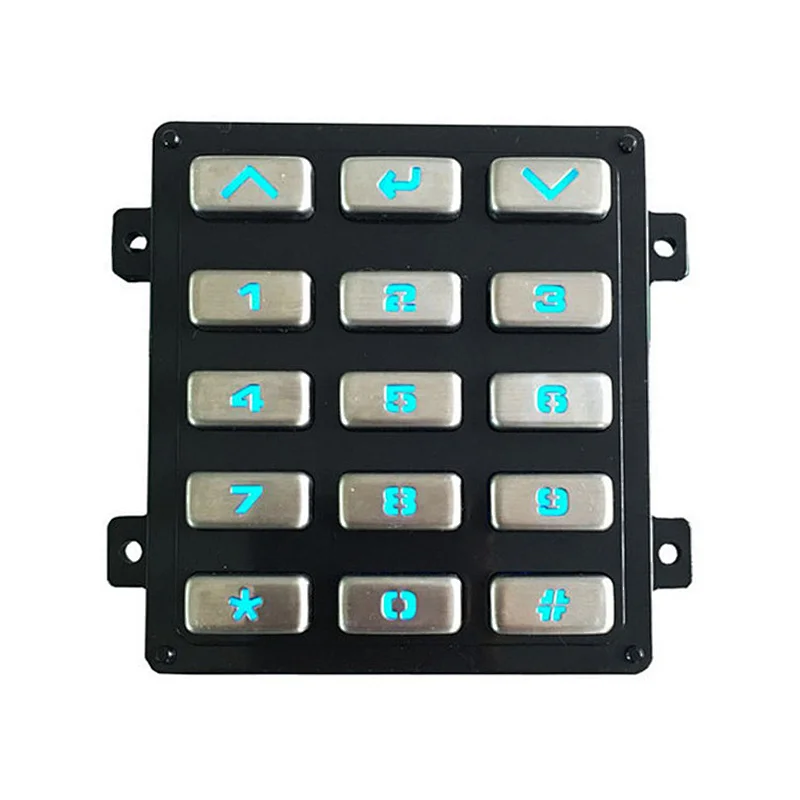 Tactile 3x5 15 Buttons Vending Machine Outdoor Keypad