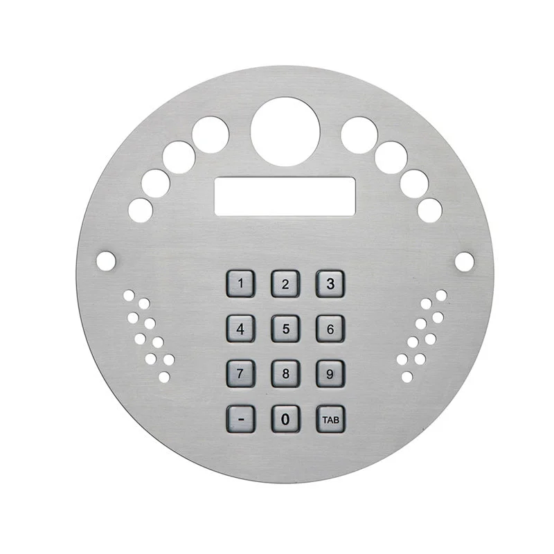 Access Control Keypad Atm Die Cast Metal Keypad Overlay