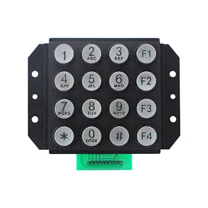 Ip65 Waterproof Metallic Keypad