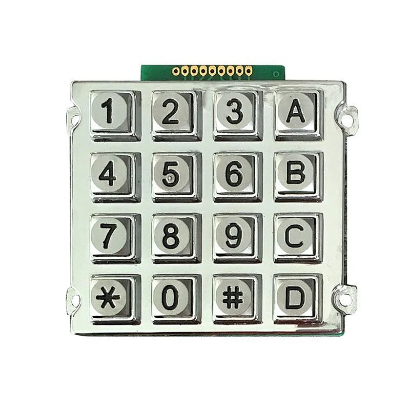 4x4 Matrix Vandal Proof Fuel Dispenser Keypad