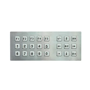 Stainless Steel Numeric 3x8 Matrix Custom Cellphone Keypad