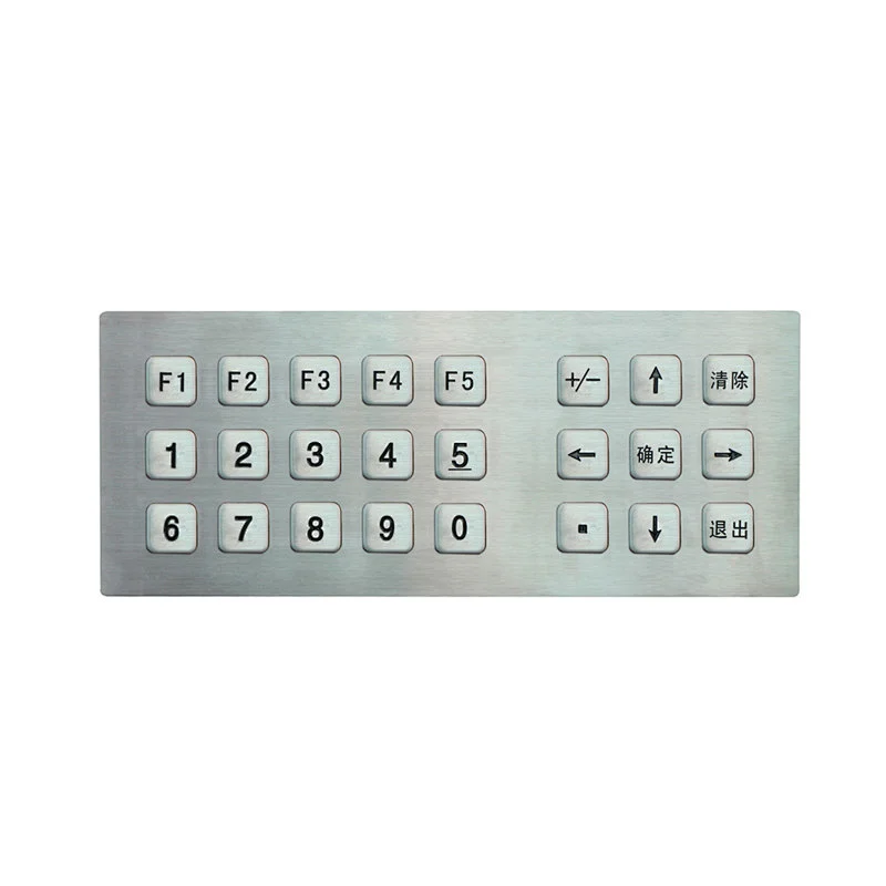 Stainless Steel Numeric 3x8 Matrix Custom Cellphone Keypad