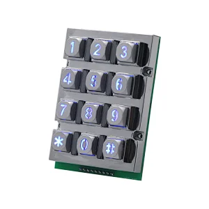 Led Illuminated Metal Keypad