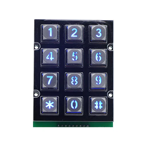 Led Illuminated Metal Keypad