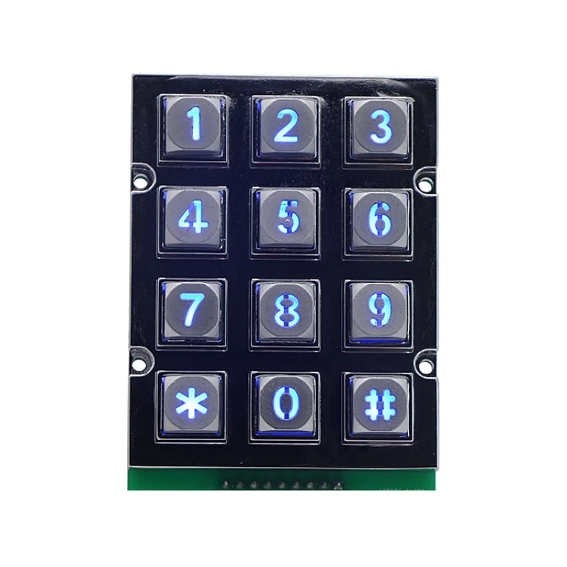 Led Illuminated Metal Keypad