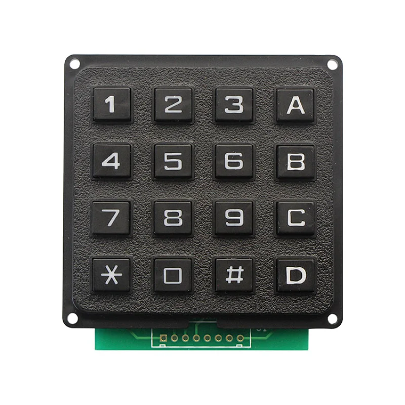 4x4 Matrix Numeric Plastic Rubber Rs232 Electric Keypad