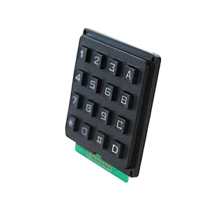 4x4 Matrix Numeric Plastic Rubber Rs232 Electric Keypad