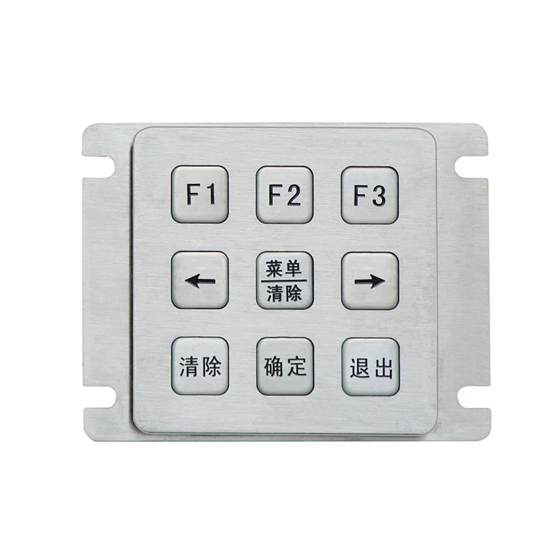 Mini 3x3 9 Keys Matrix Digital Access Control Rs232 Keypad