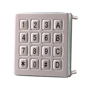4x4 16 Keys Metallic Atm Matrix Cnc Machine Kiosk Keypad