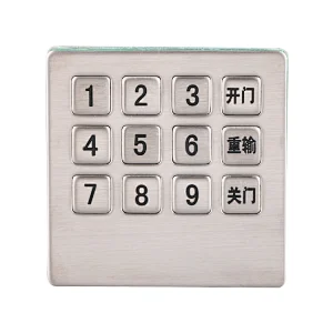 Mounted 3x4 Keys Digital Cabinet Lock Vending Machine Keypad