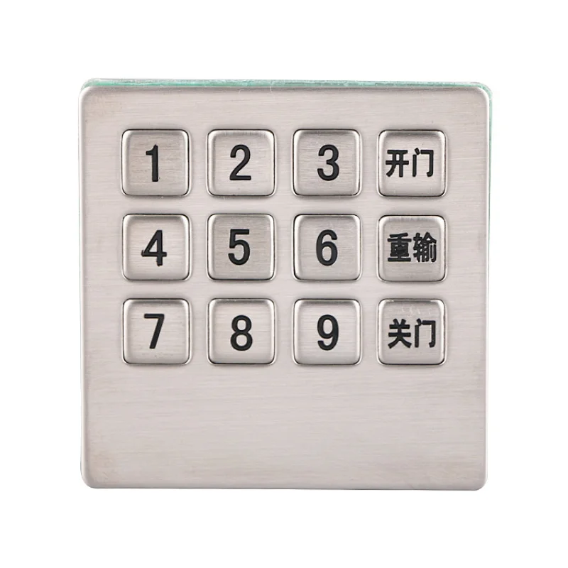 Mounted 3x4 Keys Digital Cabinet Lock Vending Machine Keypad