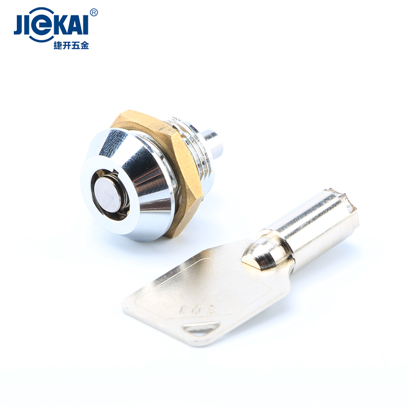 JK366 Miniature Tubular Push-In Lock With Tubular Key