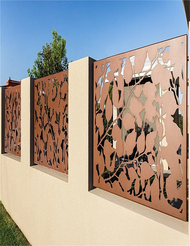 Garden Decorative Laser Cut Aluminum Fence
