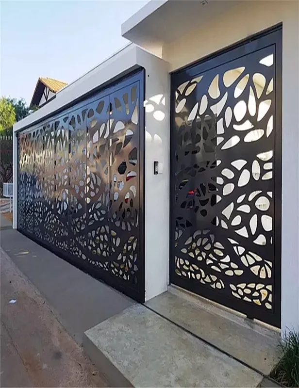 Garden Decorative Laser Cut Aluminum Fence