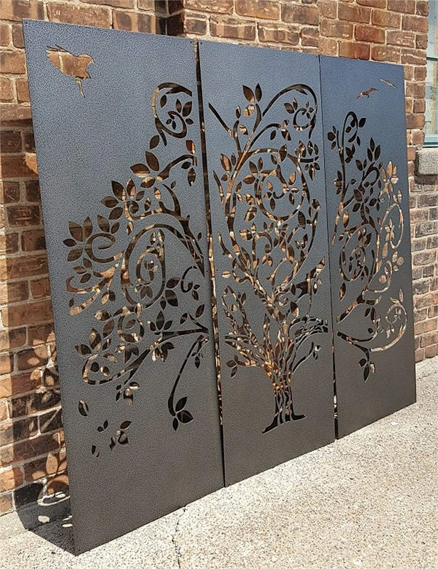 Garden Decorative Laser Cut Aluminum Fence