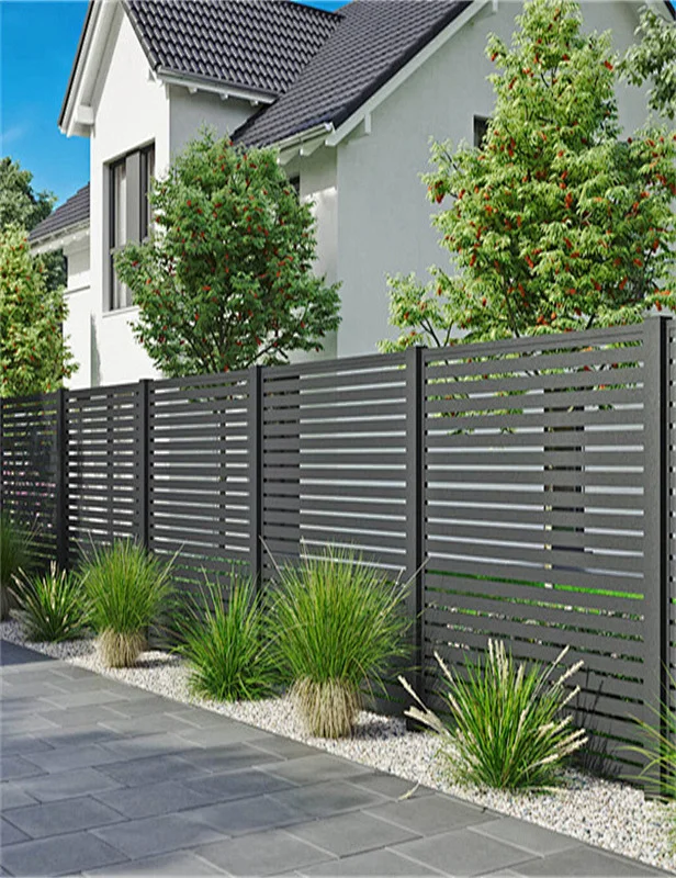 Outdoor Metal Privacy Fence