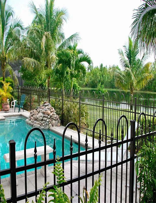 Bow Top Steel Fence