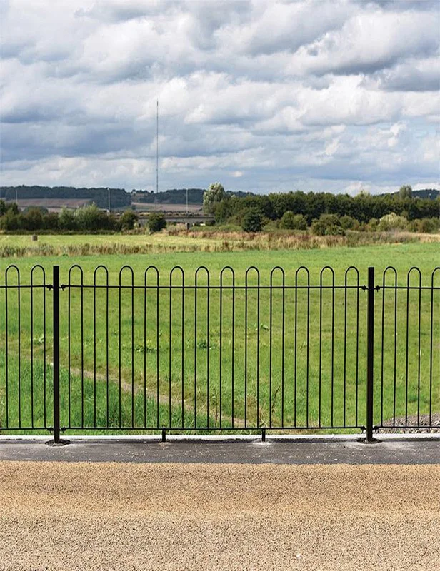 Bow Top Steel Fence