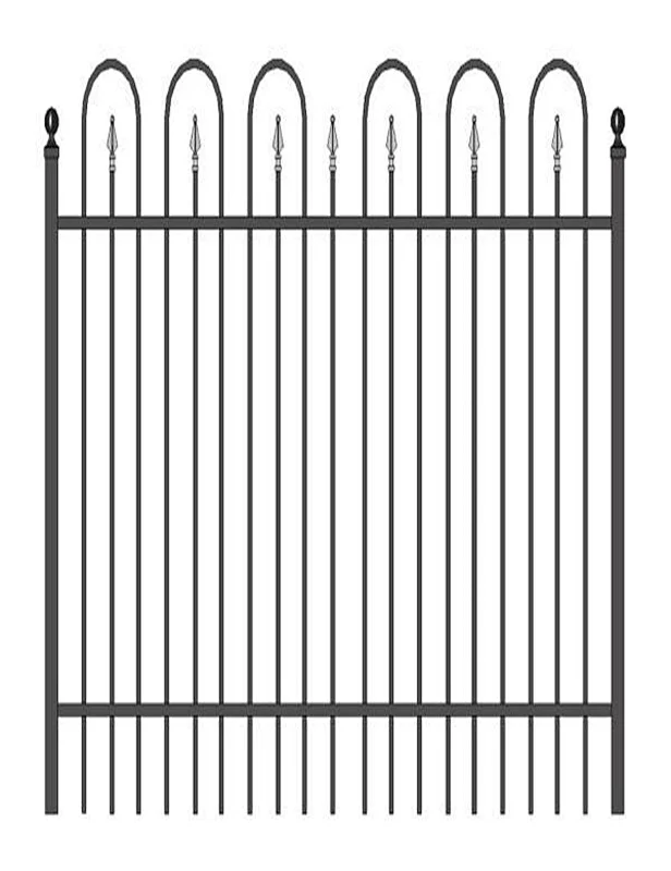 Bow Top Steel Fence
