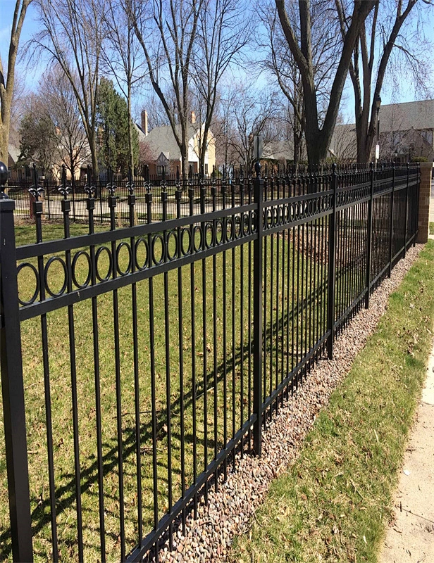 Rings Adornment Steel Fence