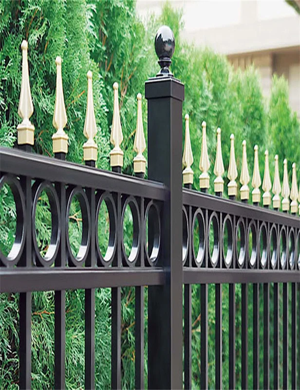 Rings Adornment Steel Fence