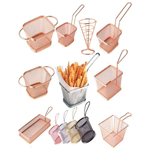 Fried food Cooking Tools Stainless Steel Fry Basket