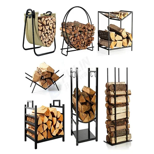 Heavy Duty Indoor Outdoor Firewood Storage Log Rack
