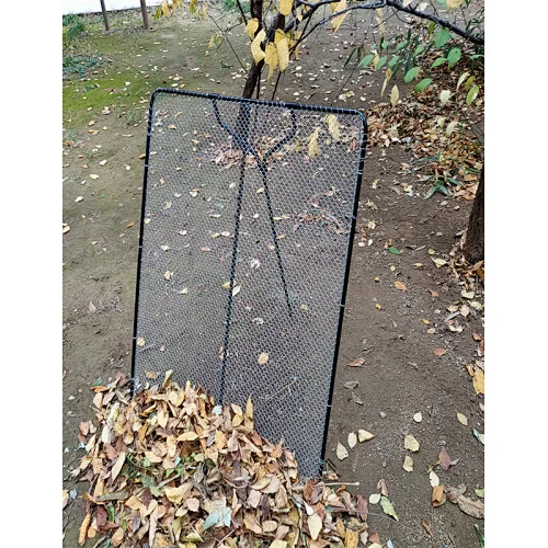 Outdoor Compost Bin Used Leaf Mesh Sifting