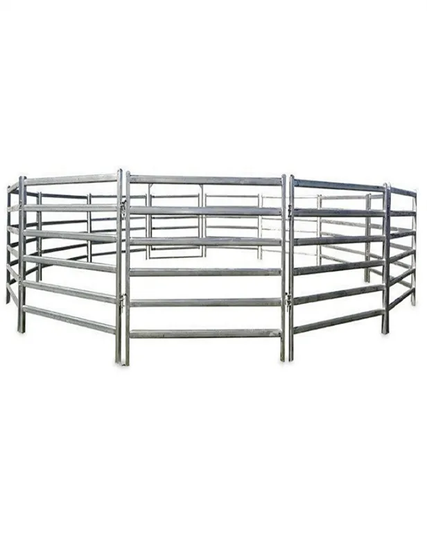Galvanized corral pen