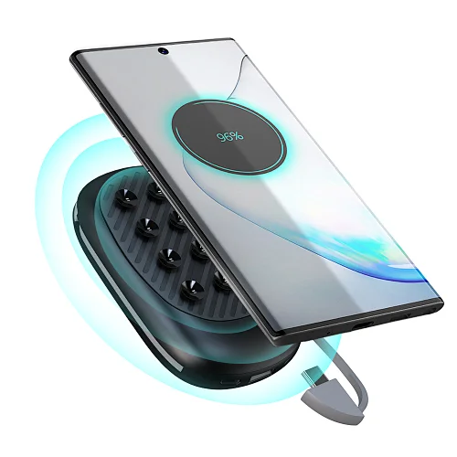 10000mah Wireless Power Bank With Suction Cup