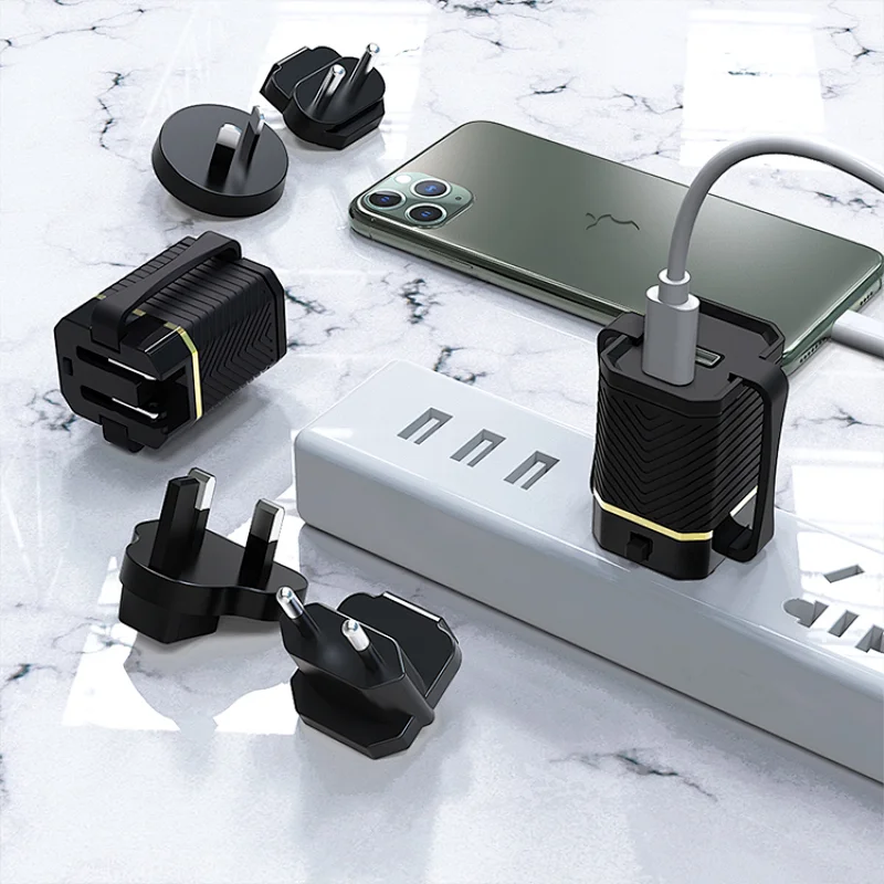 18W 2 Port Charger With Cable Slip