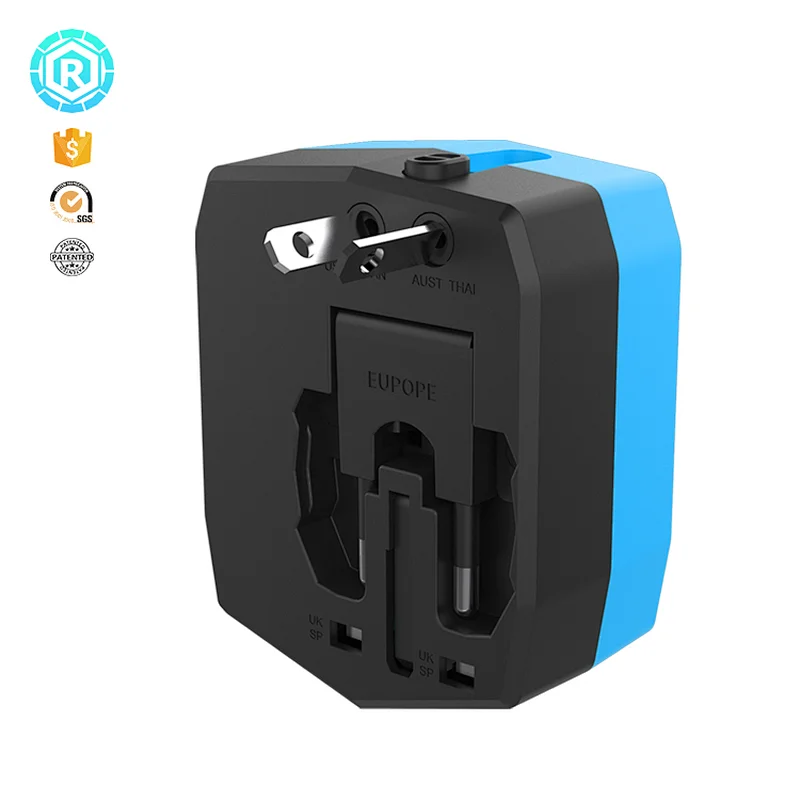 3000mah Travel Adapter With Power Bank