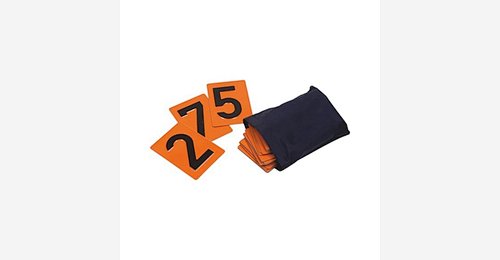 Interchangeable Letters and letter holder of ADR signs